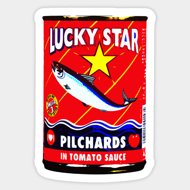 Lucky Star Pilchards in Tomato Sauce South African Sticker by Siren Seventy One